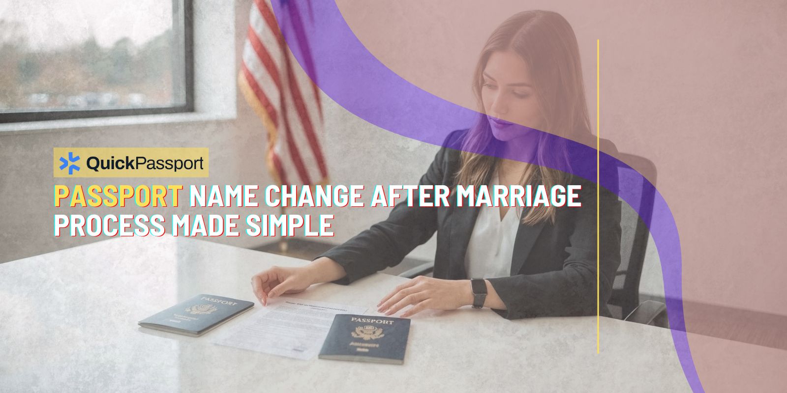 passport name change after marriage process