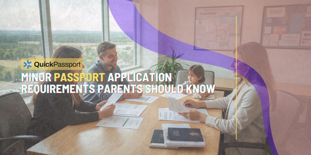 minor passport application requirements parents